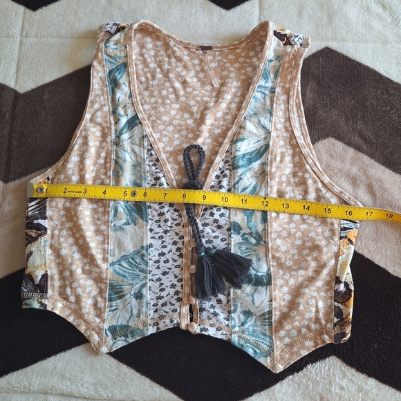 Free People Floral Patchwork Sleeveless Top - Picture 5 of 7